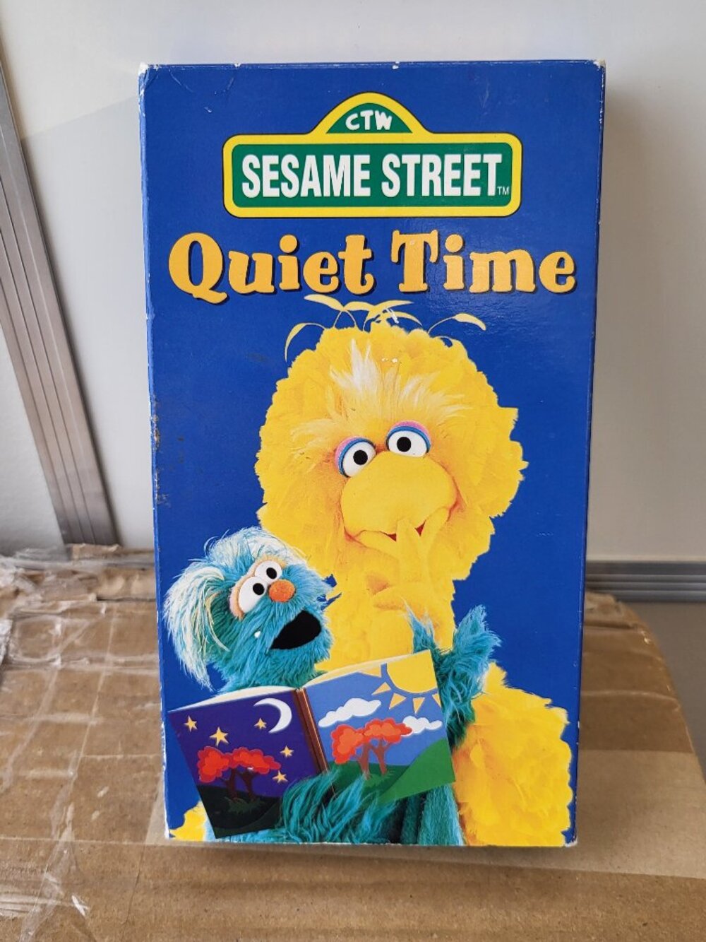 Sesame Street - Quiet Time VHS Tape 1997 CTW Big Bird Show